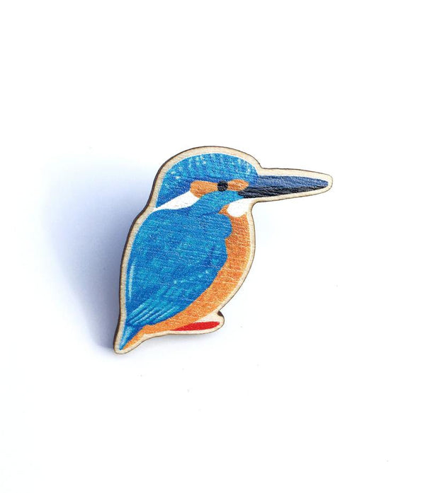 Kingfisher Wooden Pin