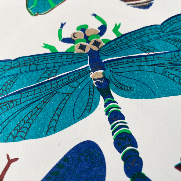 Insect Risograph Print