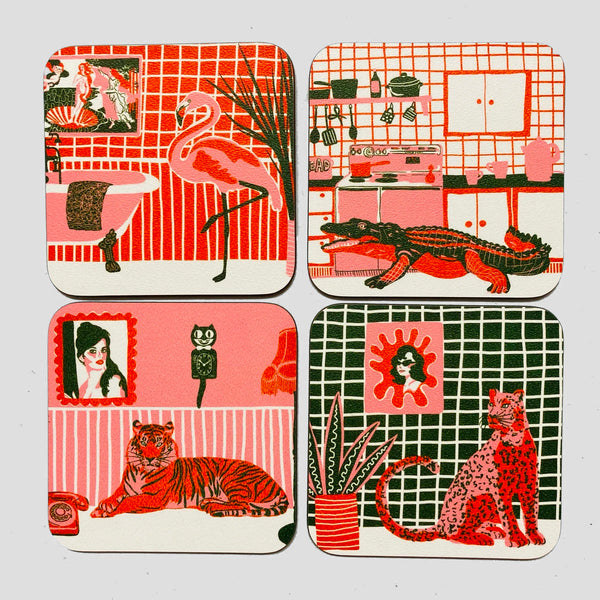 Kitsch Collection Coaster Set