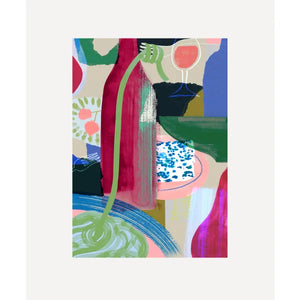 Contemporary abstract art print - wall decor for the home by Lucy Sherston