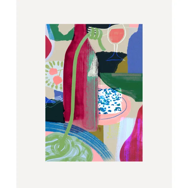 Contemporary abstract art print - wall decor for the home by Lucy Sherston