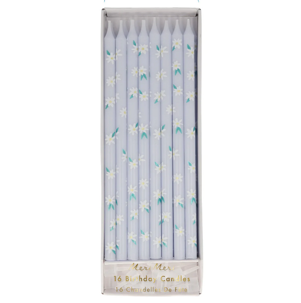 Daisy Pattern Candles