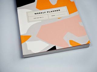 Cut Out Shapes Weekly Planner Book by The Completist