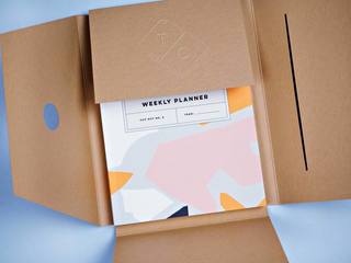 Cut Out Shapes Weekly Planner Book by The Completist