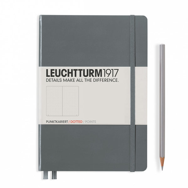 Leuchtturm1917 Medium (A5) Hardcover Notebook - Anthracite