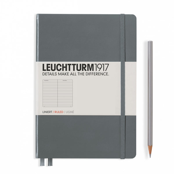 Leuchtturm1917 Medium (A5) Hardcover Notebook - Anthracite