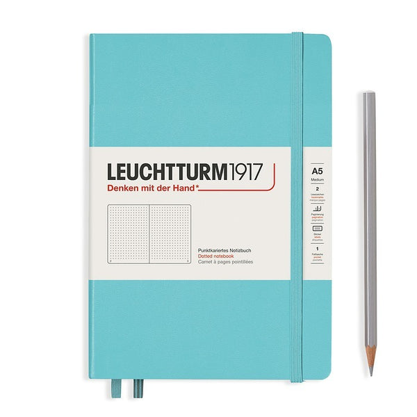 Leuchtturm1917 Medium (A5) Hardcover Notebook - Aquamarine