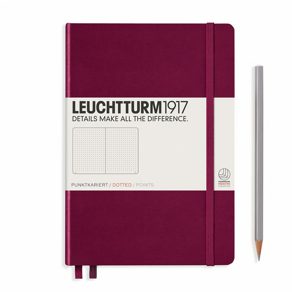 Leuchtturm1917 Medium (A5) Hardcover Notebook - Port Red