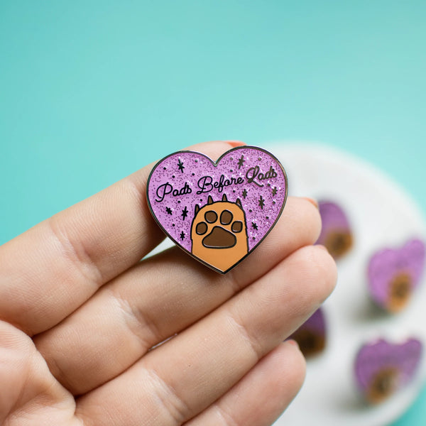 Pads Before Lads Enamel Pin Badge by Finest Imaginary