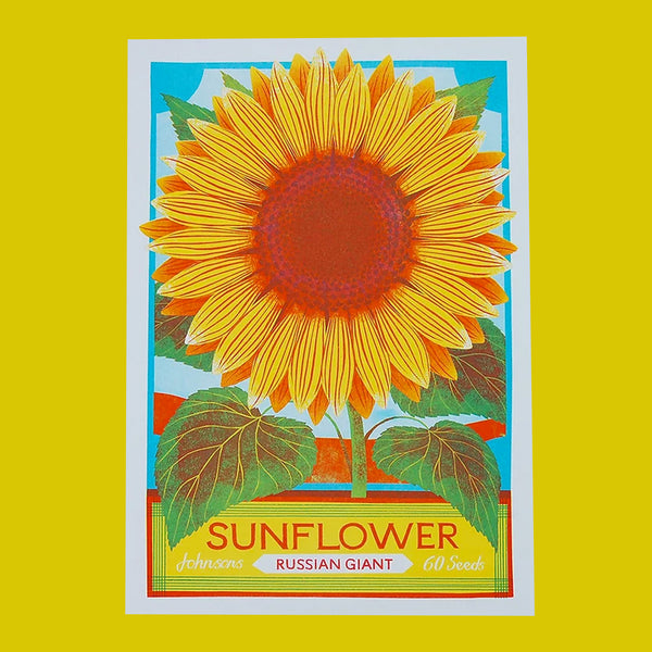 Sunflower by Printer Johnson