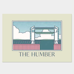 Hull tidal barrier features on this art print 