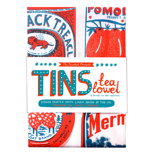 Tins Tea Towel
